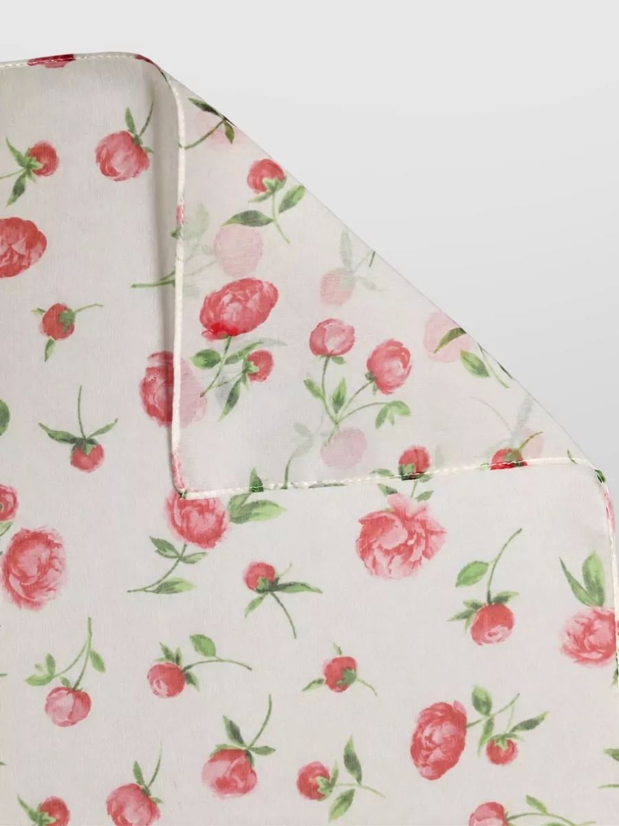 Dolce&Gabbana Silk Floral-Print Long Scarf