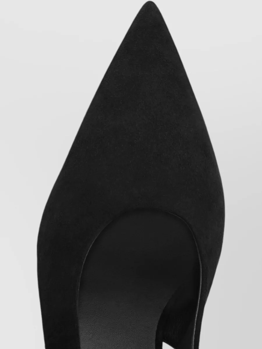 Alaïa Suede Wedge Slingback Mules