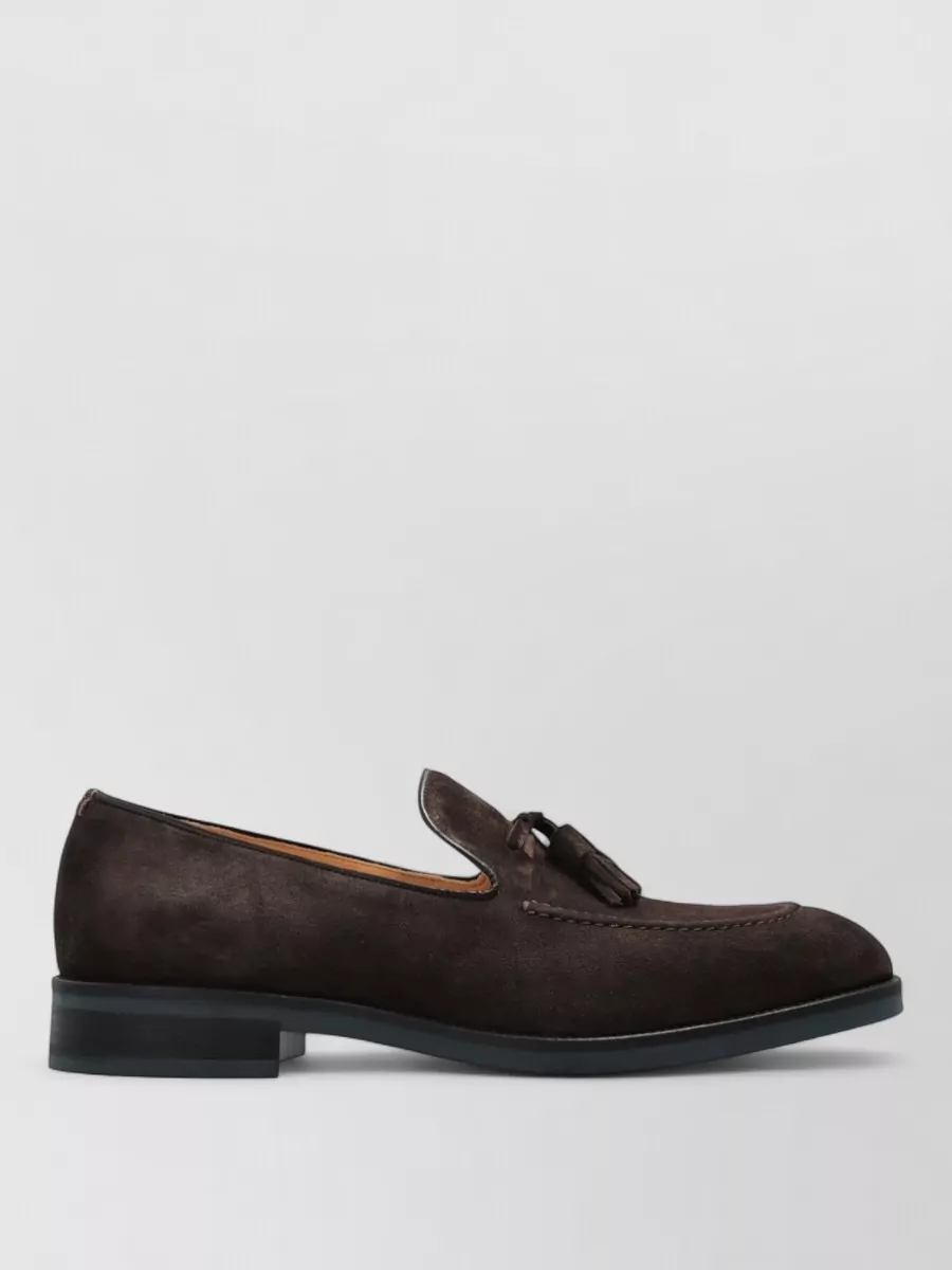 Paul Smith Suede Leather Tassel Loafers