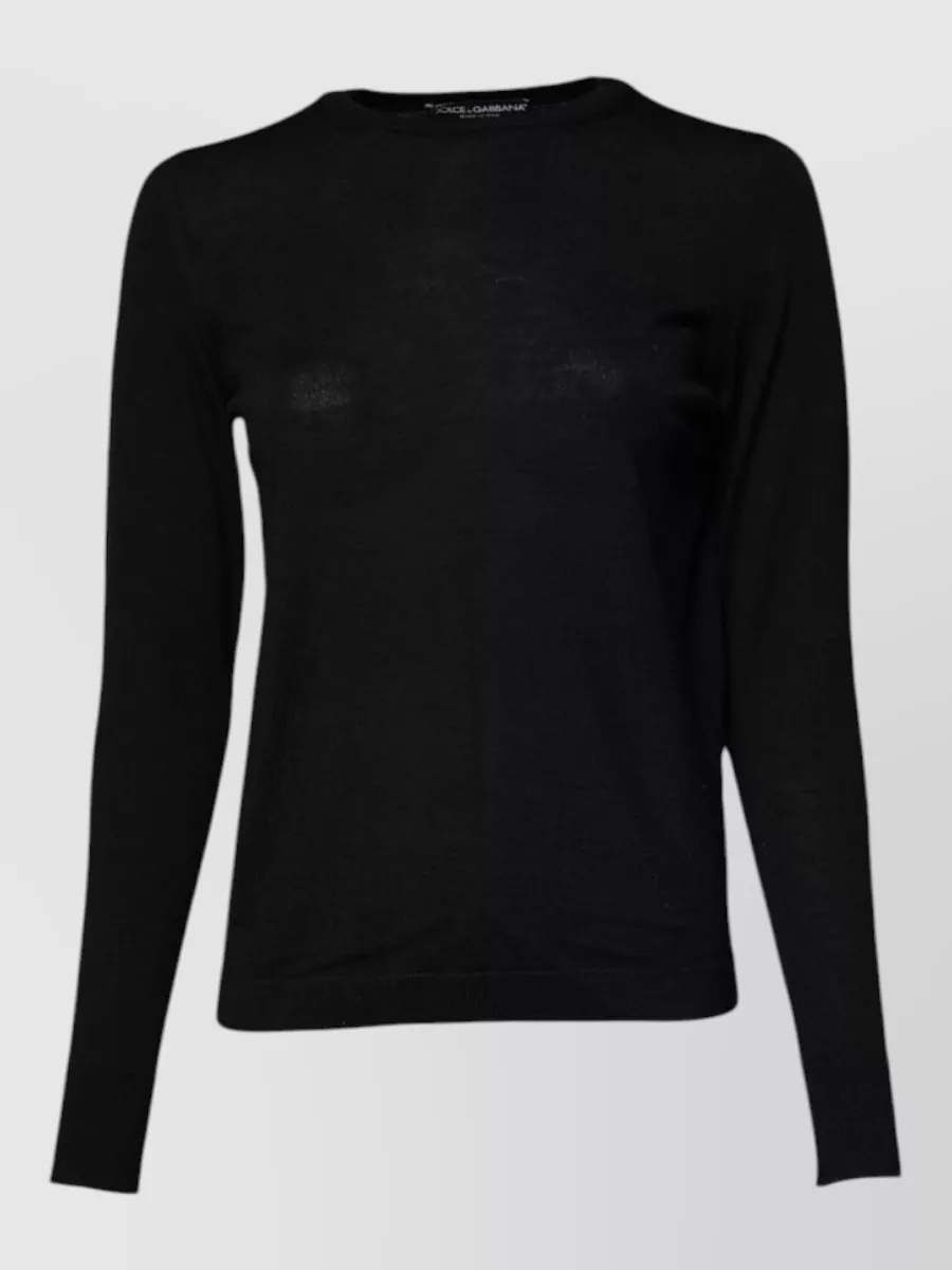 Dolce&Gabbana Wool relaxed-fit crew-neck sweater