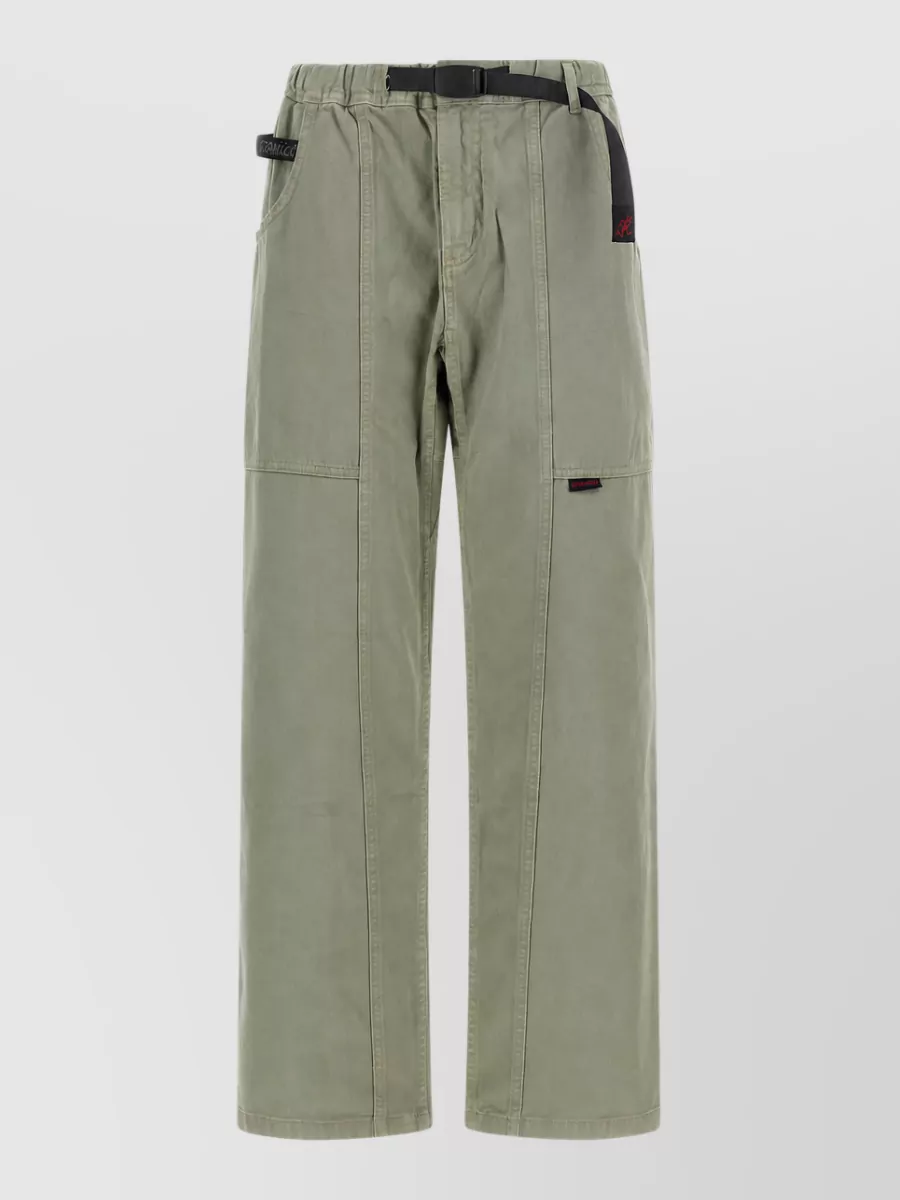 Gramicci cotton twill cropped loose trousers