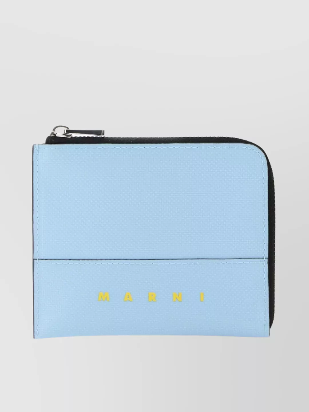 Shop Marni Pvc Wallet With Contrast Piping And Textured Finish