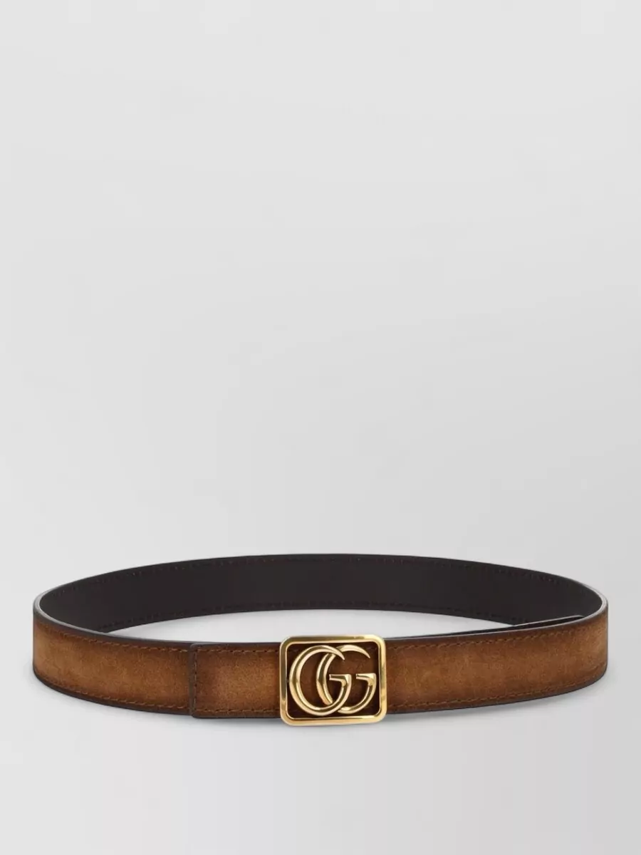 Gucci leather reversible belt