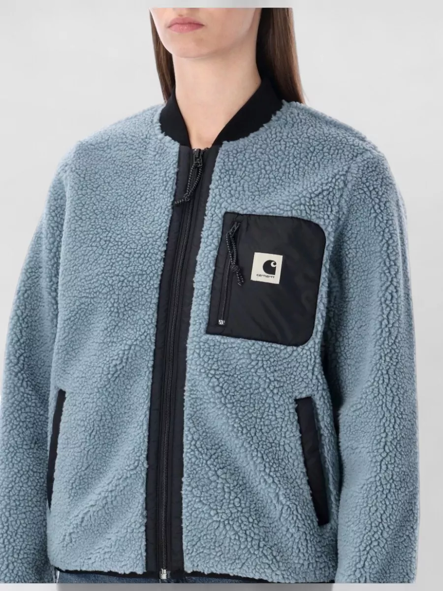 Carhartt Wip Janet Pile Jacket Liner Ribbed Collar