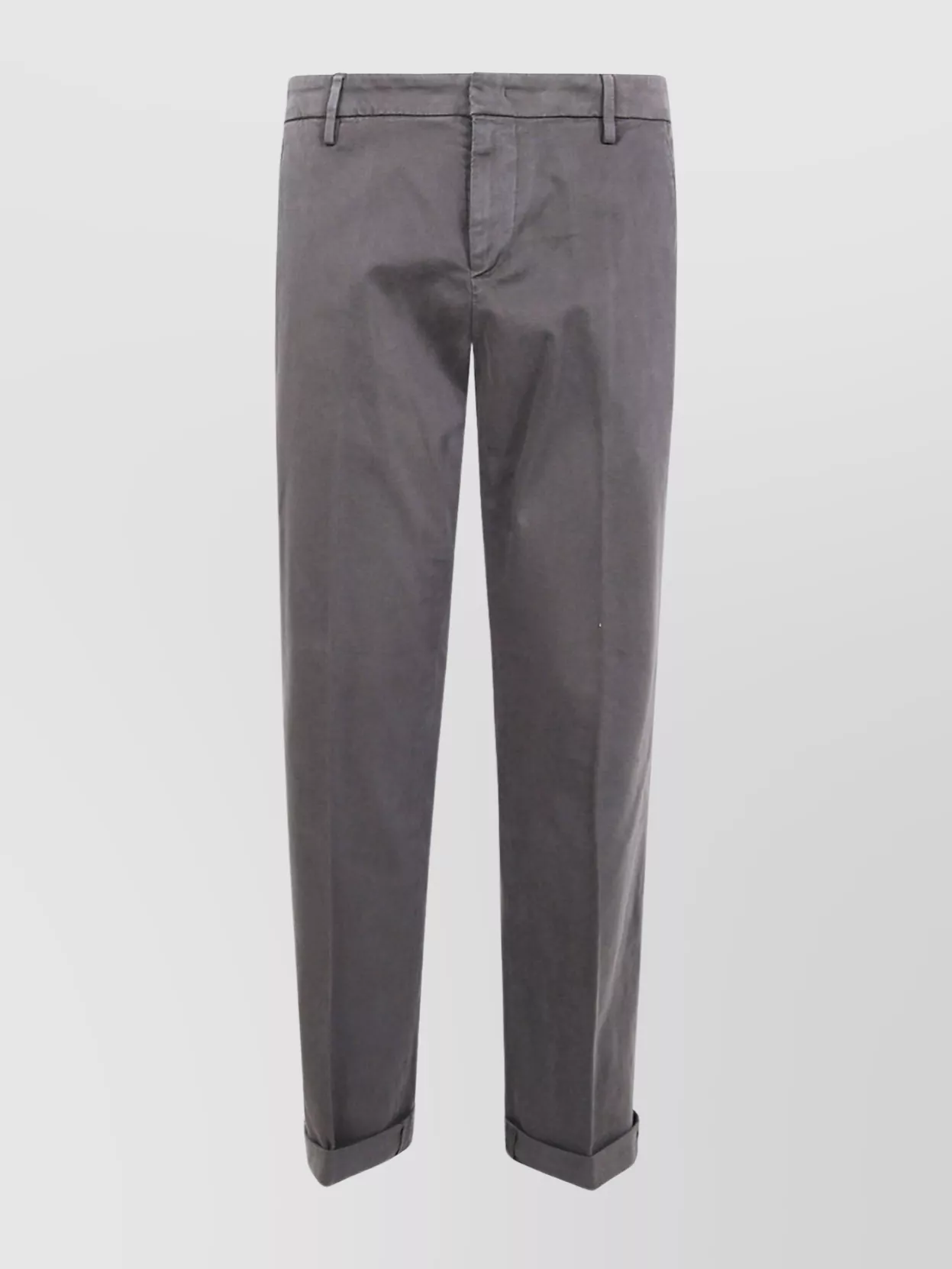 Dondup Gaubert Relax Trousers Cuffed Hem In Gold