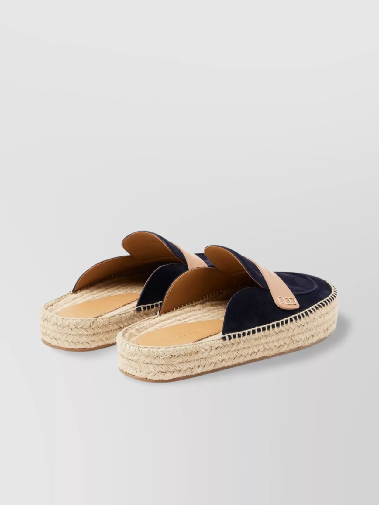 Jw Anderson Suede Espadrilles With Braided Raffia Sole