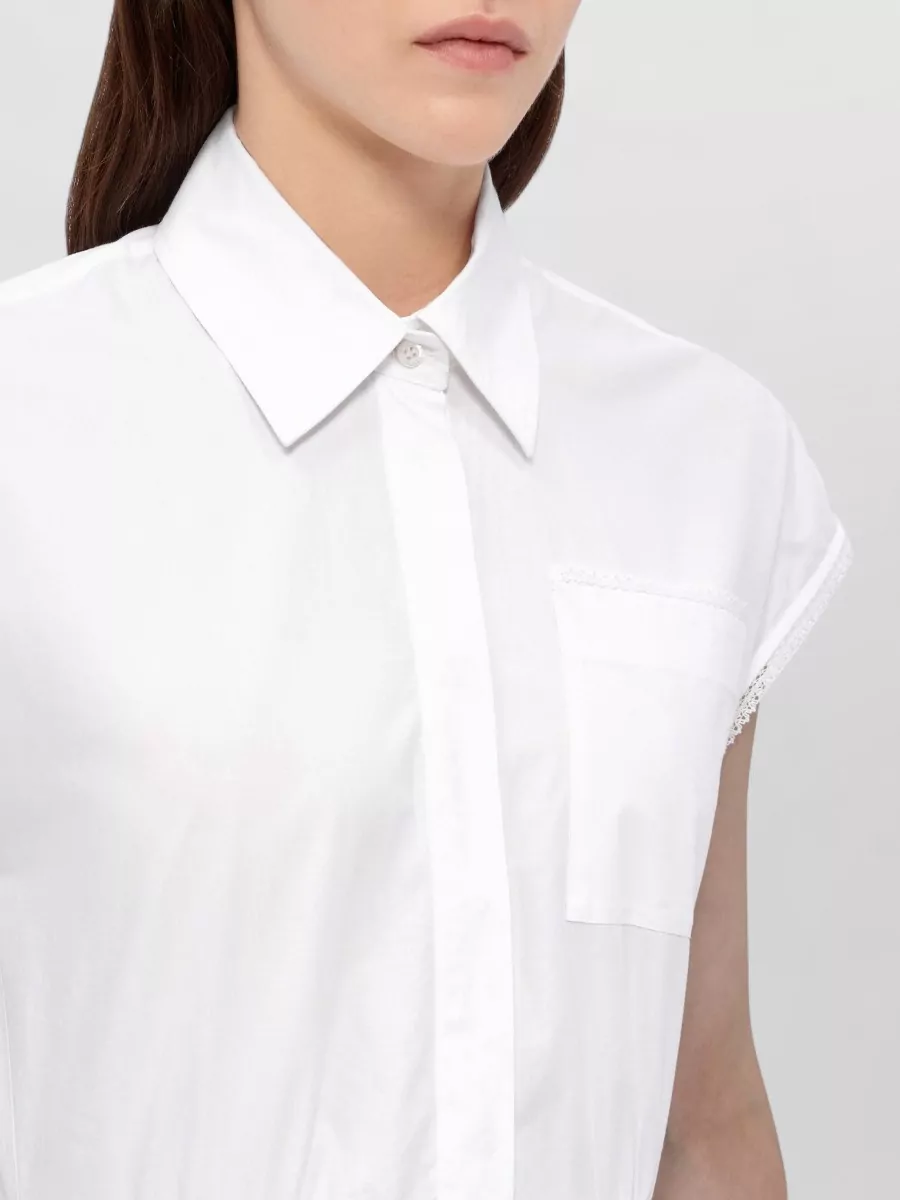 Msgm Cotton Midi Dress