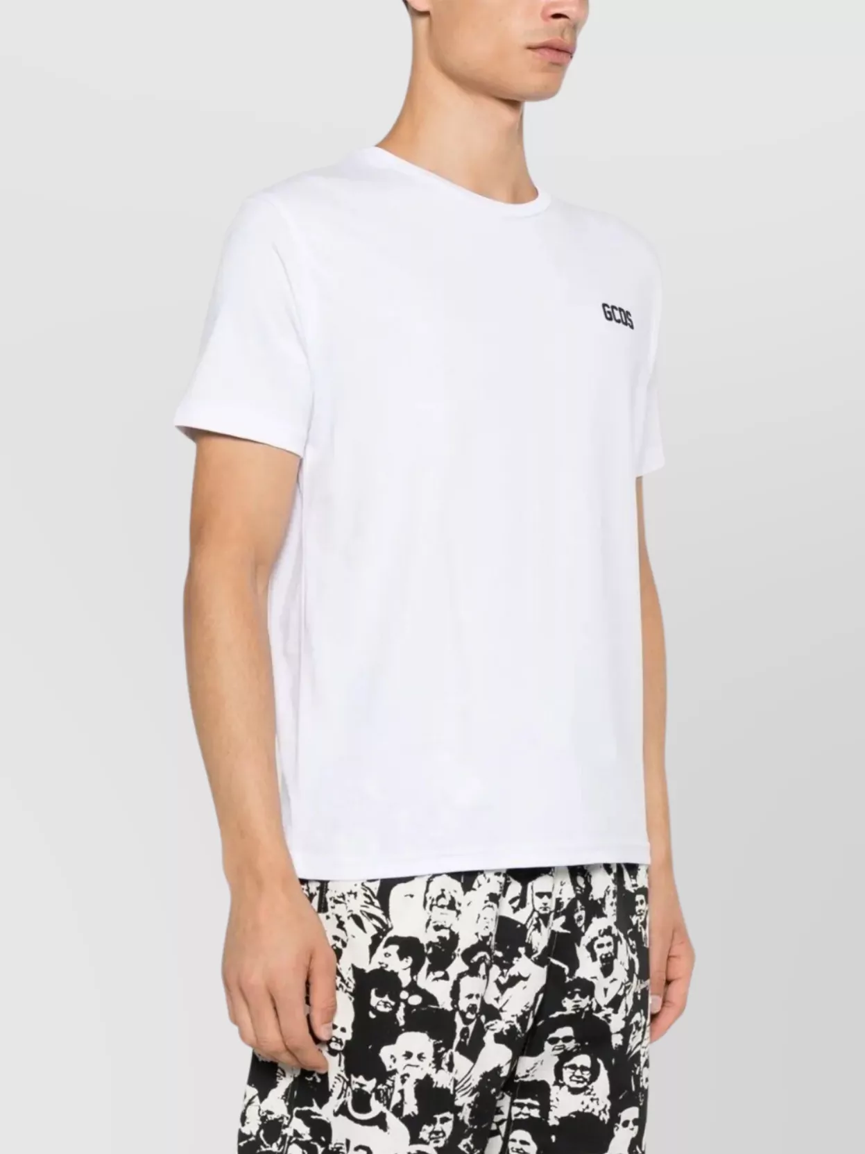 Gcds Regular Fit Logo T-Shirt With Rubber Detail