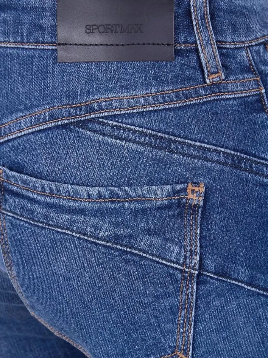 Sportmax Spdumbria Mini Flared Five Pocket Jeans