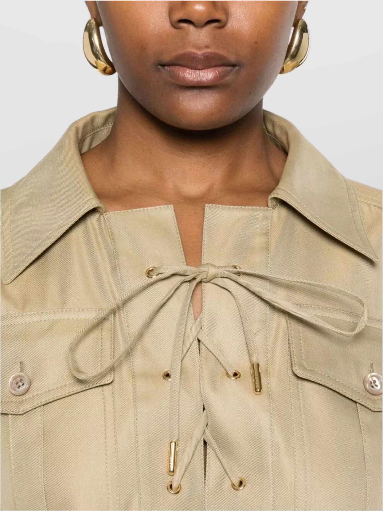 Tom Ford Cotton And Silk Twill Safari Tunic