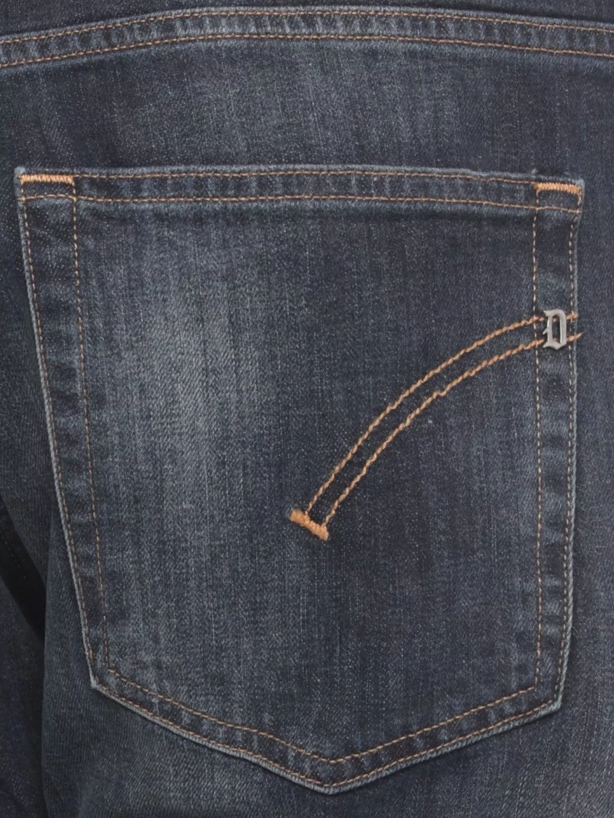 Dondup Straight Cut Five-Pocket Denim Trousers