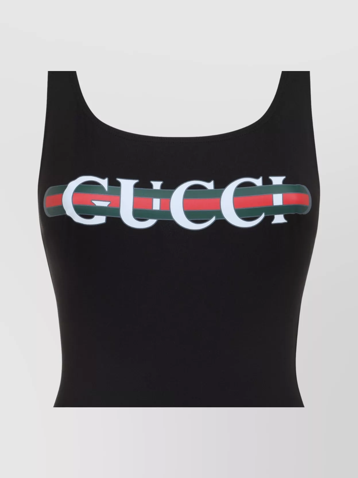Shop Gucci Logo One Piece Swimsuit