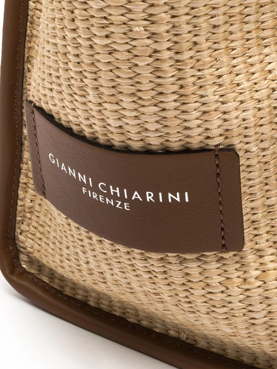 Gianni Chiarini Marcella Tote Bag Animal Pattern Texture