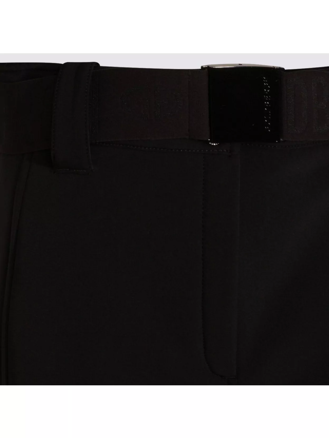 Goldbergh Relaxed Fit Trousers Belt Loops In Black