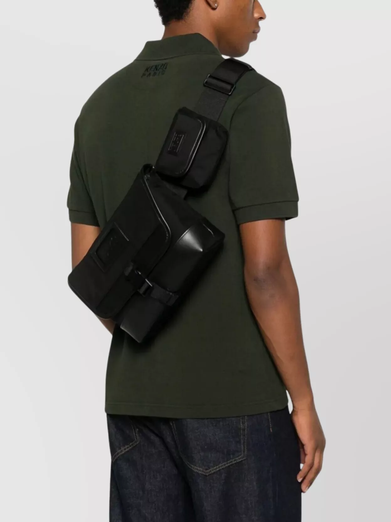 Kenzo Compact Messenger Bag Adjustable Strap