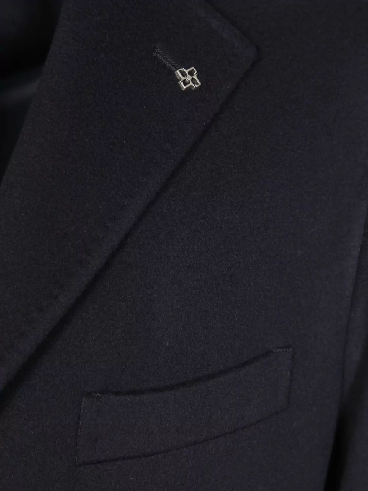 Tagliatore Single-Breasted Wool Cashmere Coat