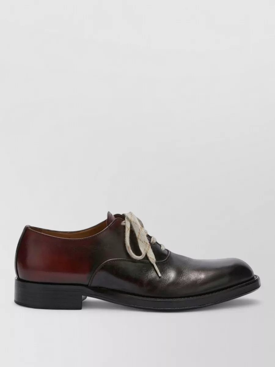 Dries Van Noten Leather Lace-Up Derby Shoes