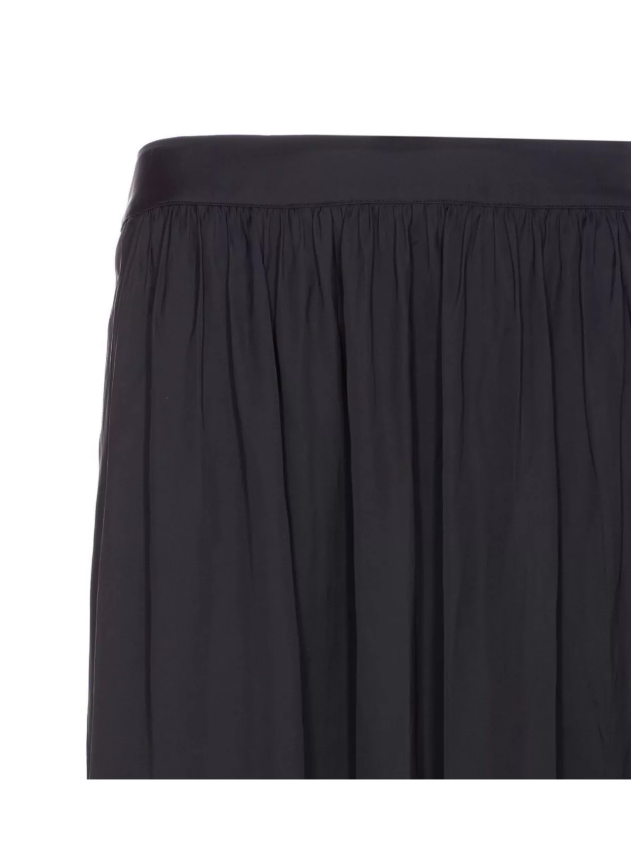 Zadig & Voltaire High Waist Wide Leg Skirt With Button Detail