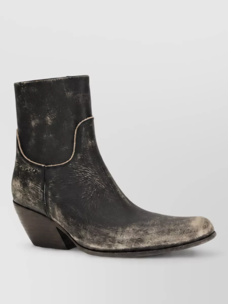 Balenciaga leather ankle boots