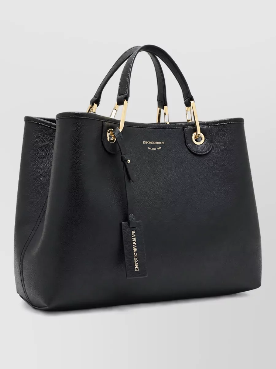 Emporio Armani Pebbled Tote Bag