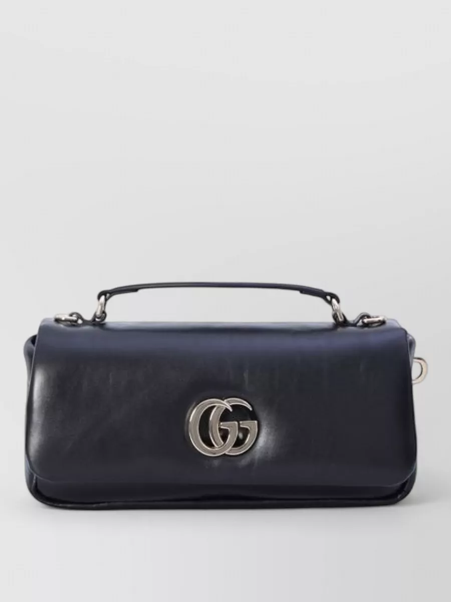 Gucci gg milano leather bucket bag