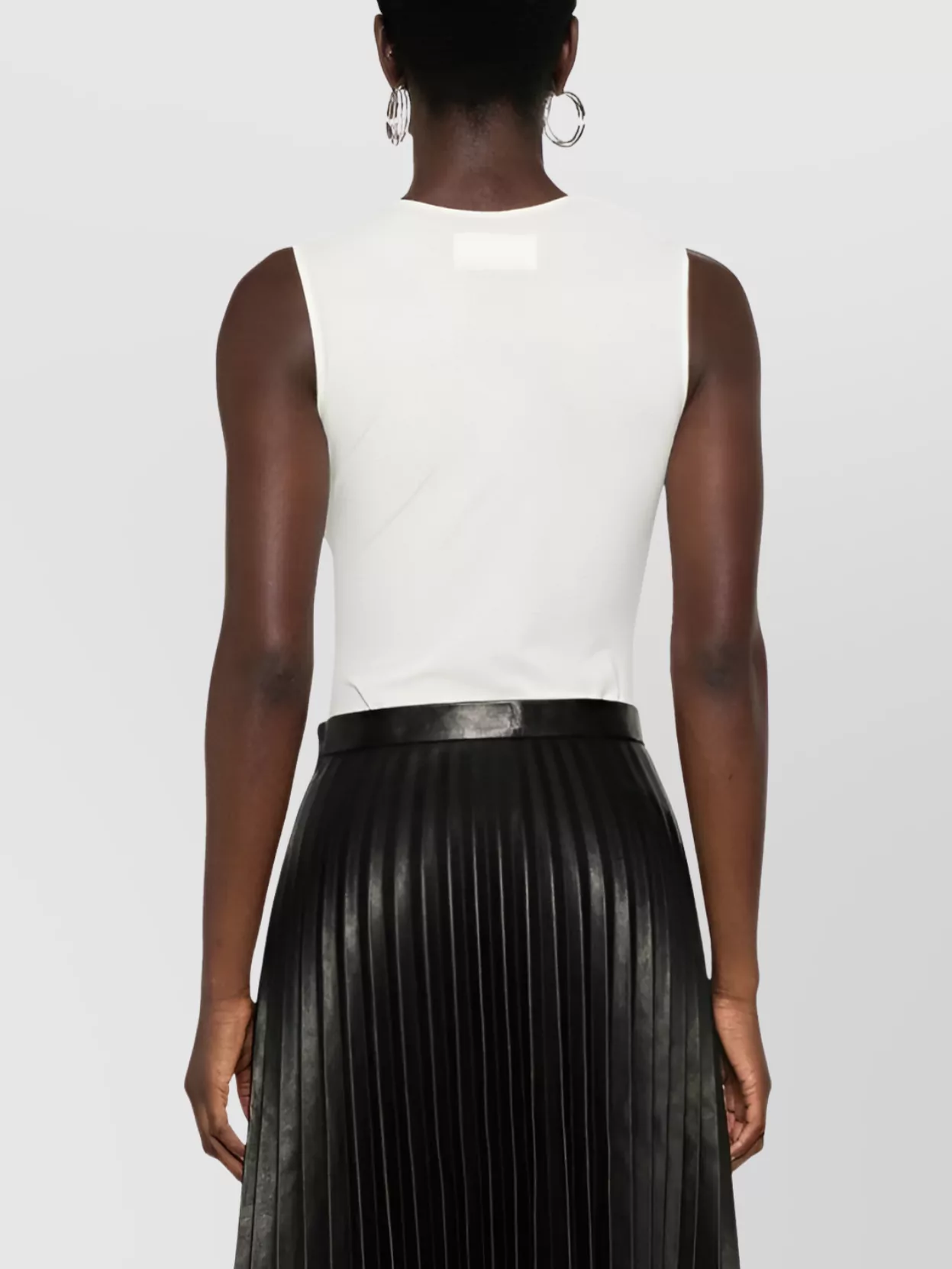 Maison Margiela Bodysuit With Elasticated Trim And Round Neckline