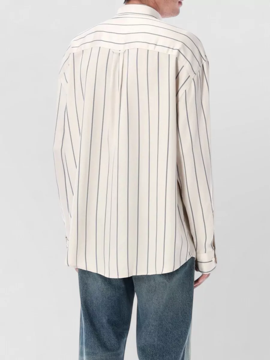 Sunflower Striped Viscose Long-Sleeve Shirt