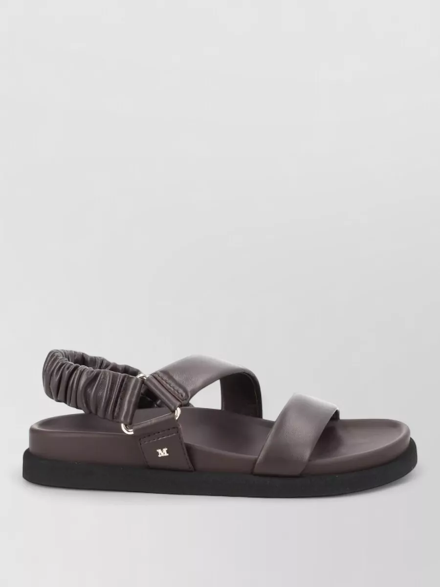 Max Mara Leather Macro Slides