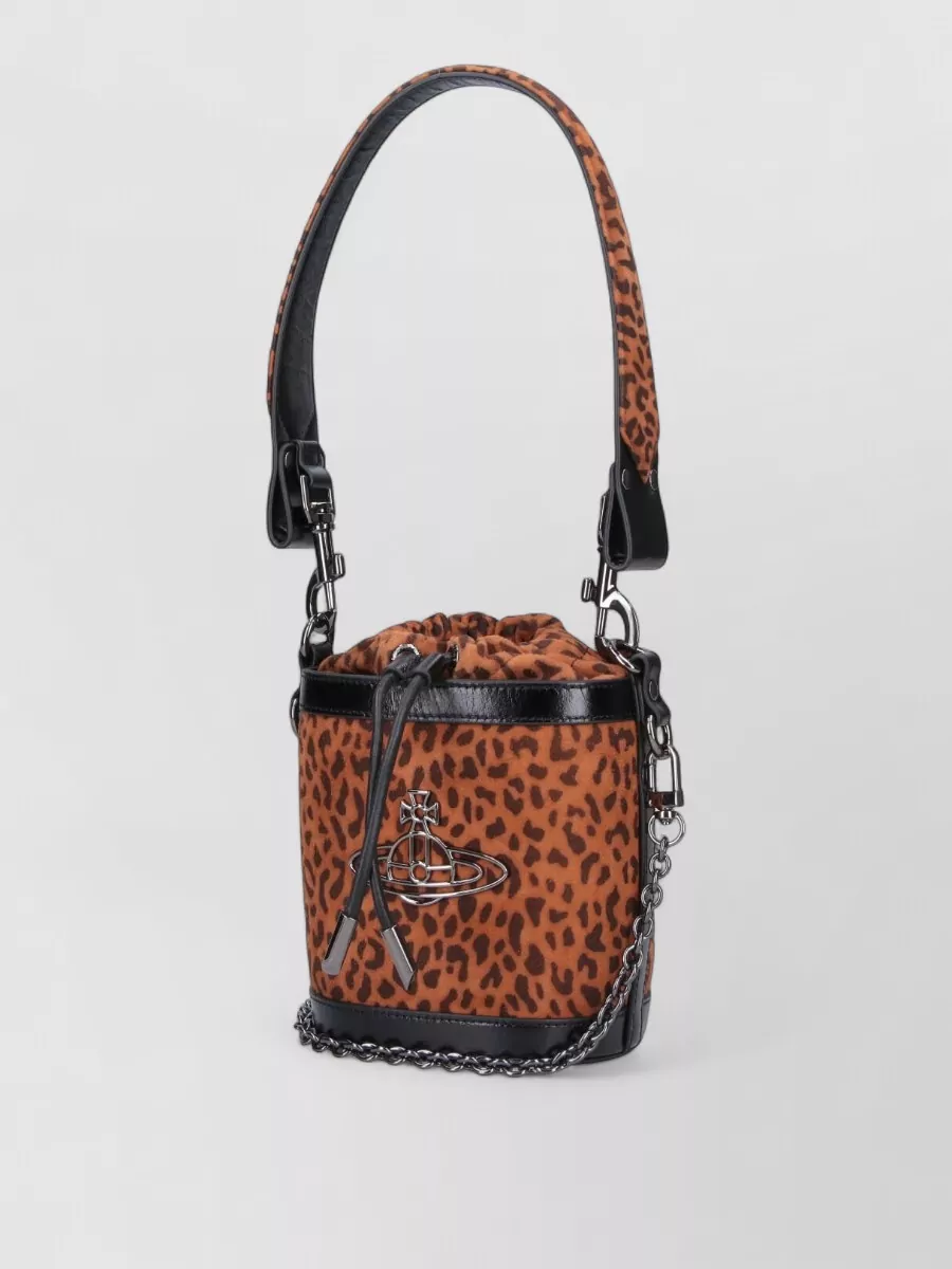 Vivienne Westwood Kitty Small Leather Bucket Bag