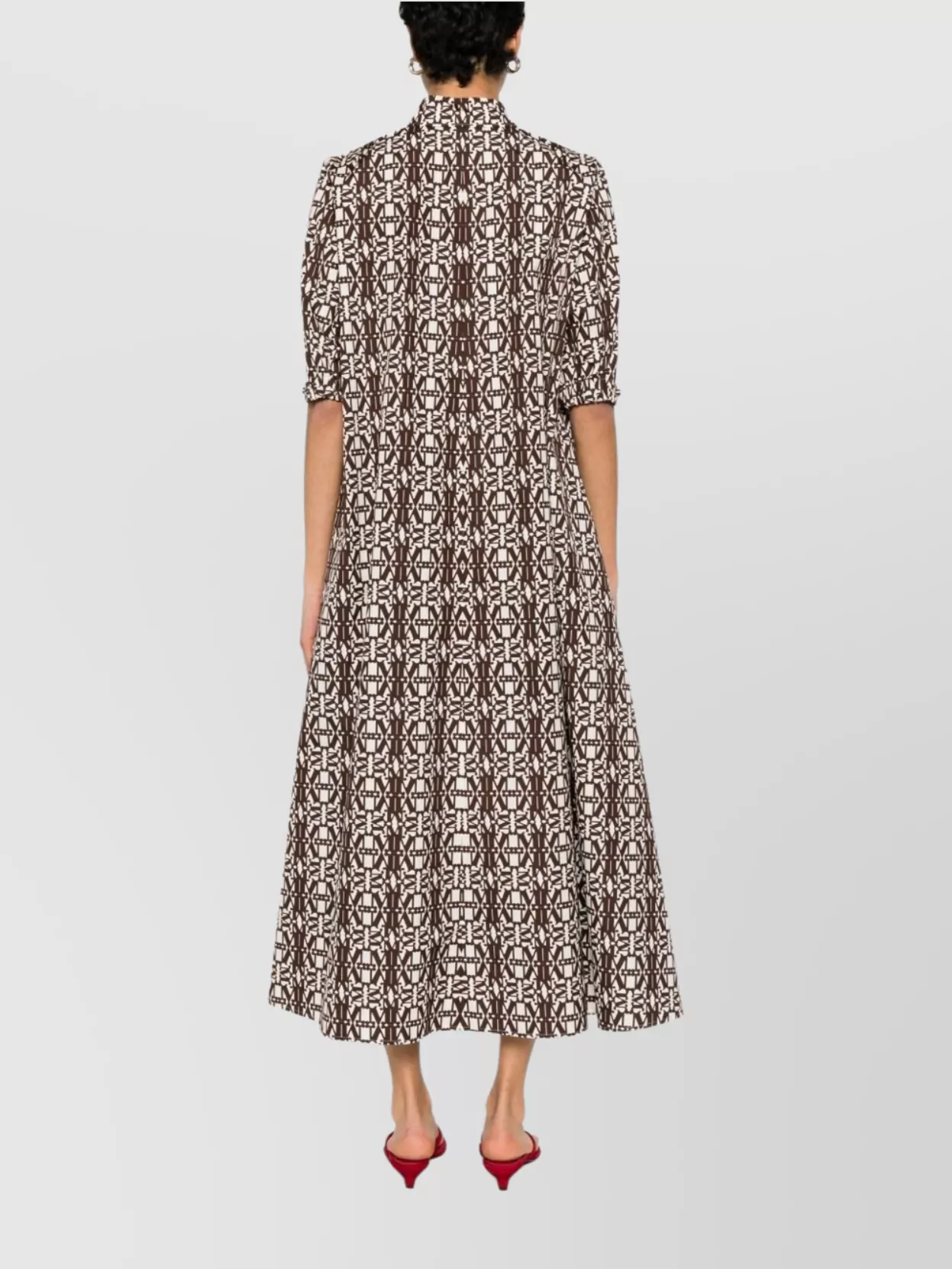 Max Mara Cotton Shirtdress Belted Waist