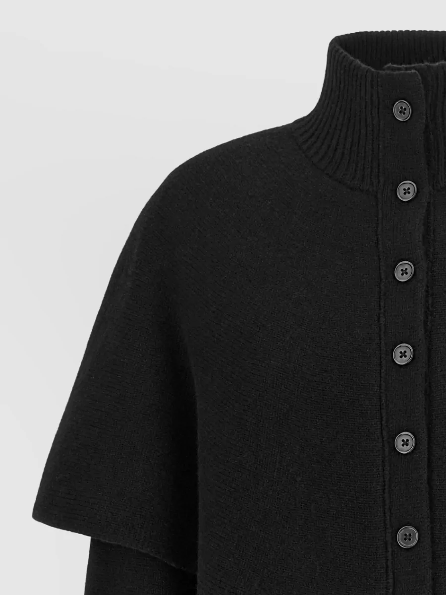 Vince Wool Cape Cardigan