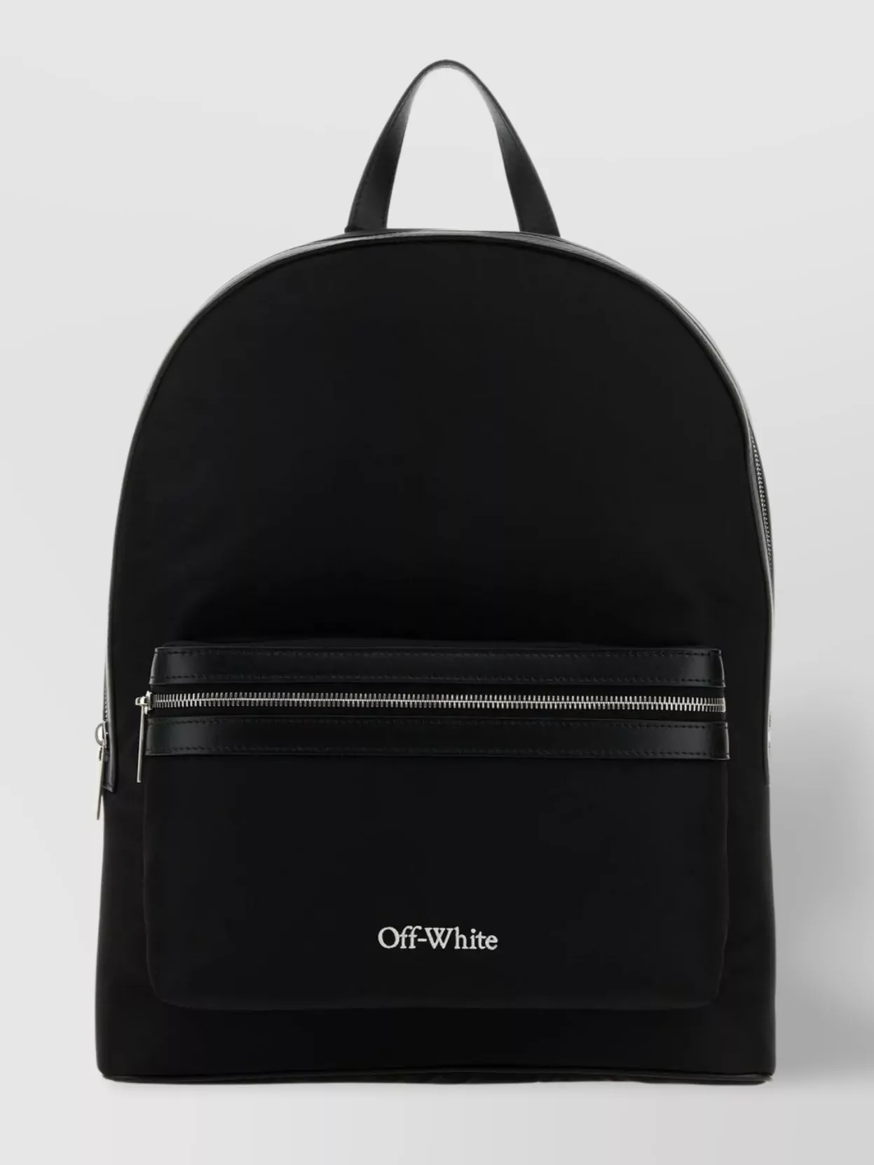 Shop Off-white Adjustable Shoulder Strap Backpack In Black
