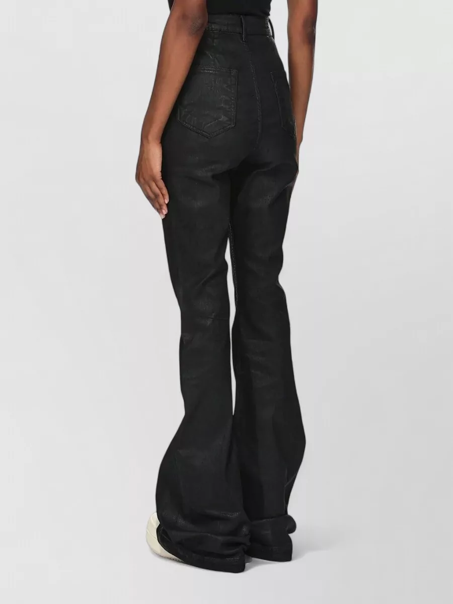 Rick Owens Drkshdw Denim High-Rise Slim Bootcut Jeans
