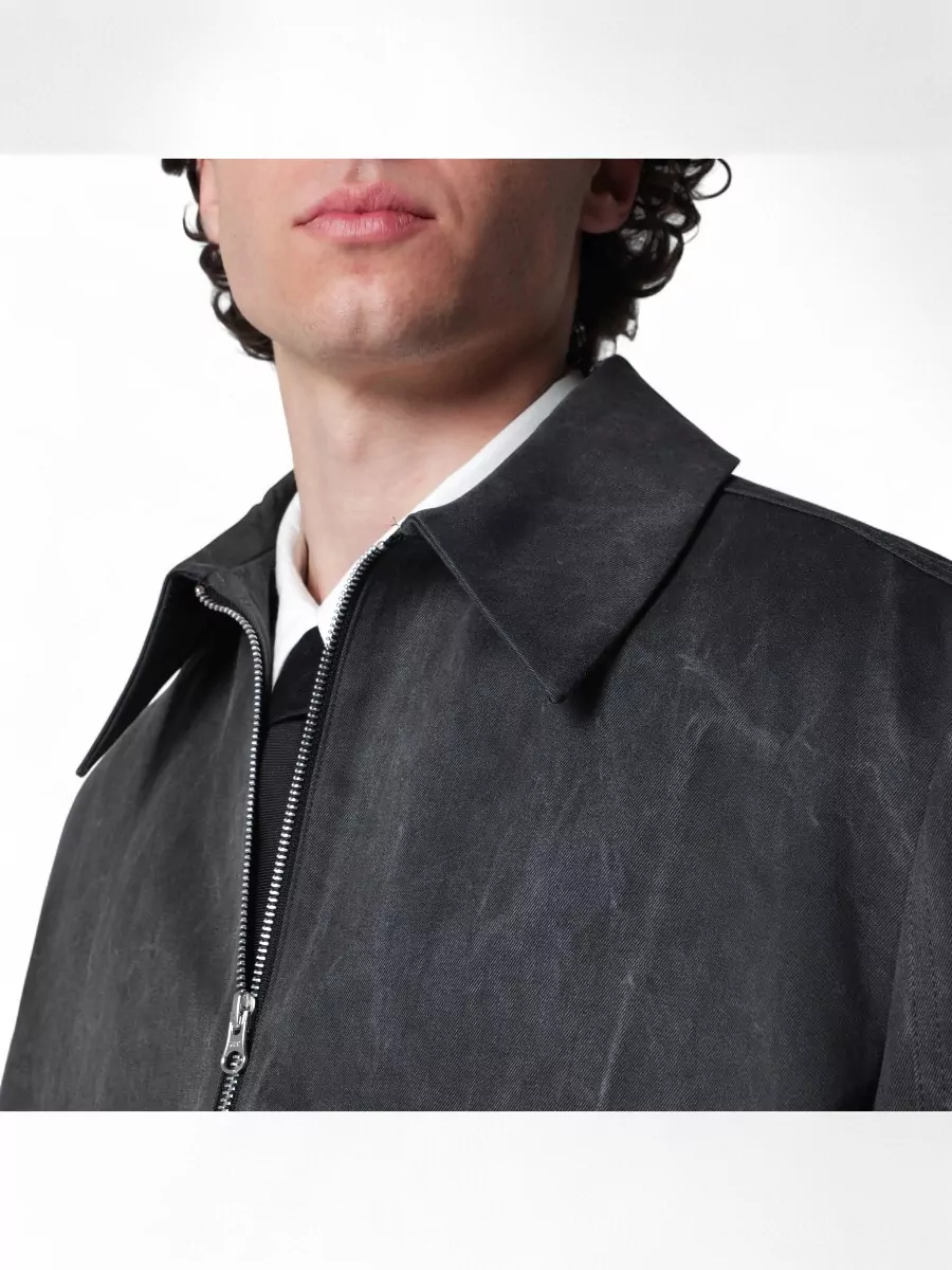 Séfr cotton zip-up jacket