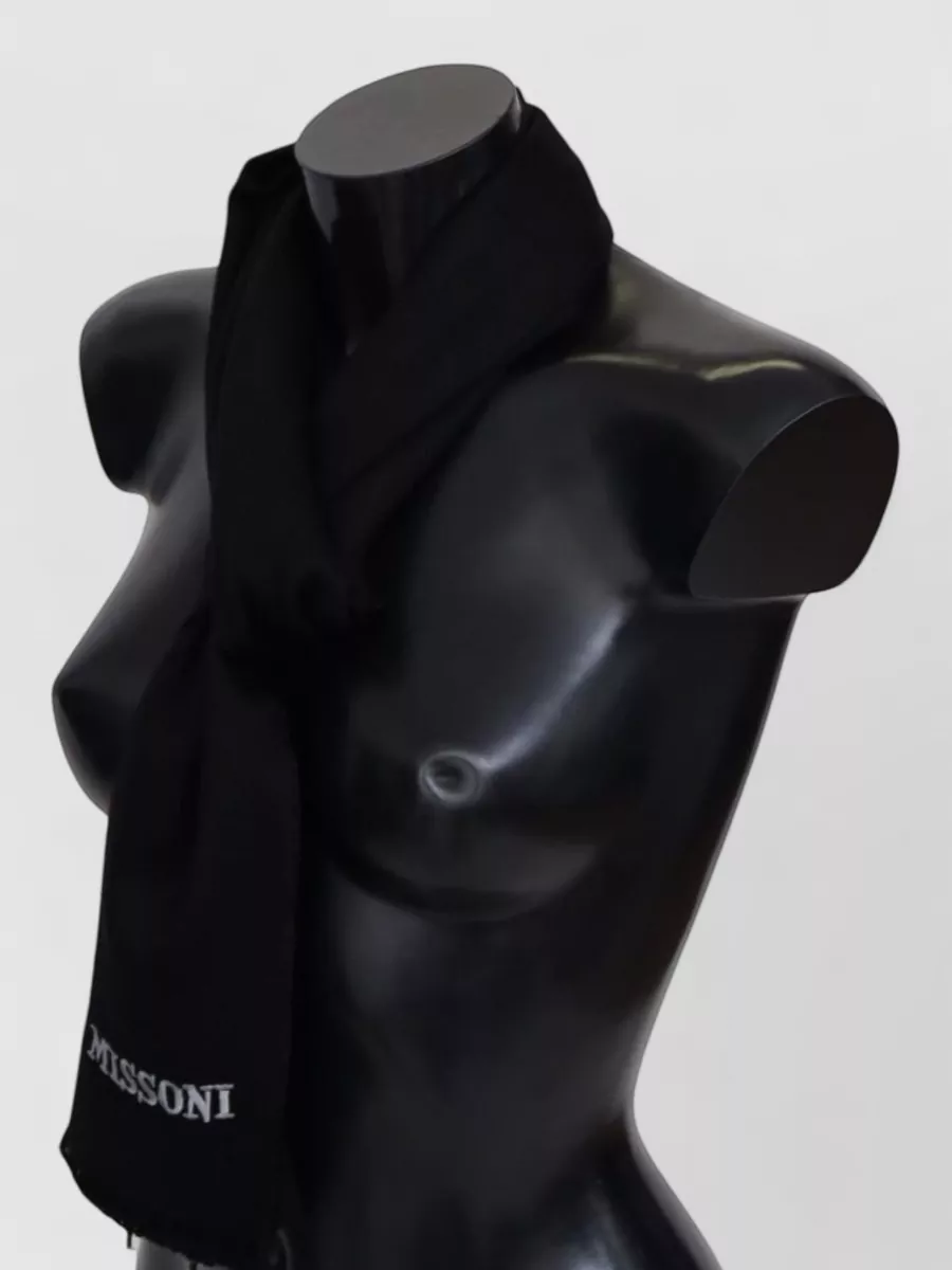 Missoni Wool Fringed Scarf