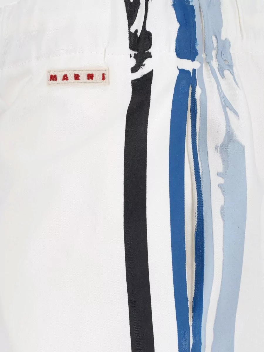 Marni Straight-Leg Wide-Leg Trousers