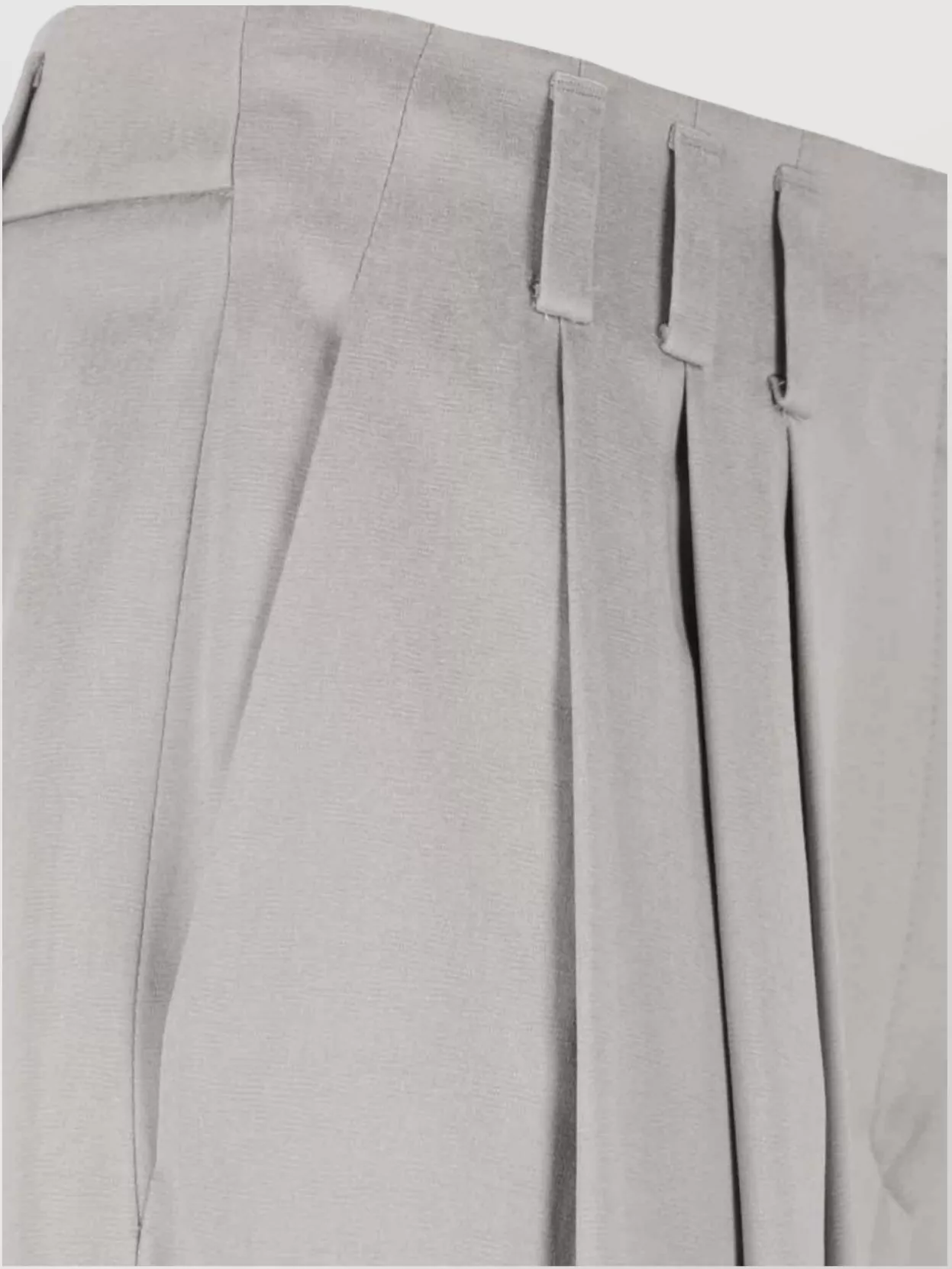 Giorgio Armani Wide leg pleated trousers with belt loops