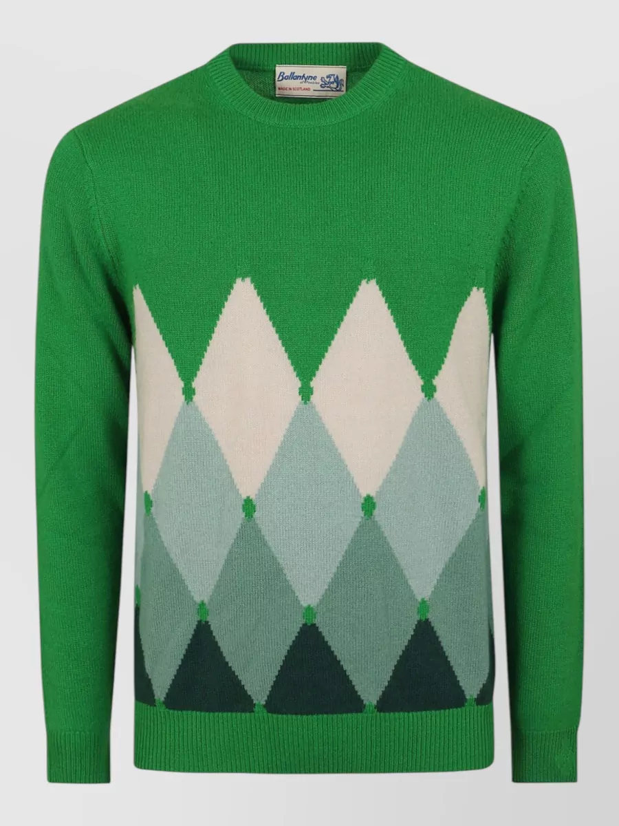 Ballantyne cashmere crew neck sweater