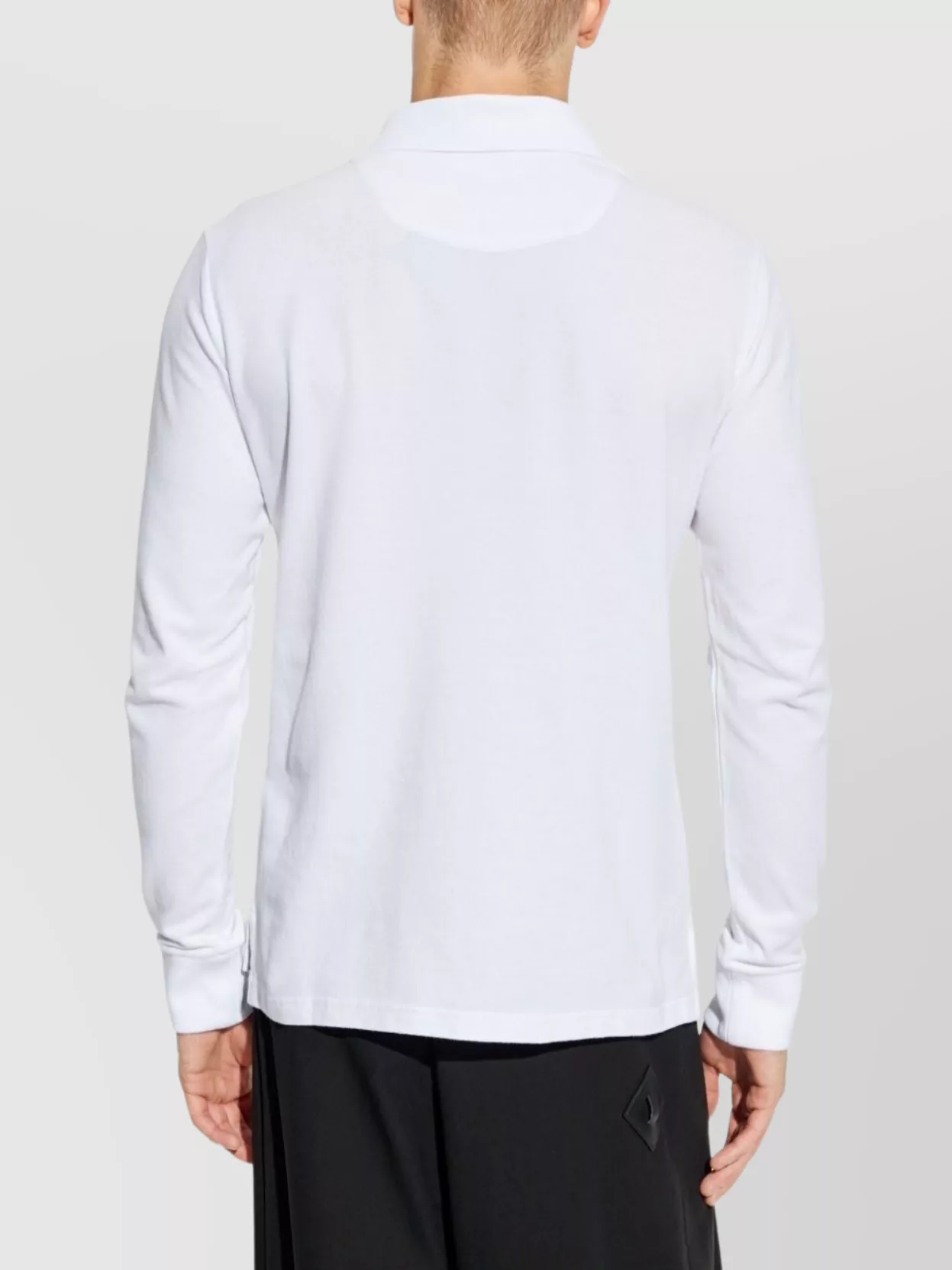 Etro Long Sleeve Polo Collar Ribbed Cuffs