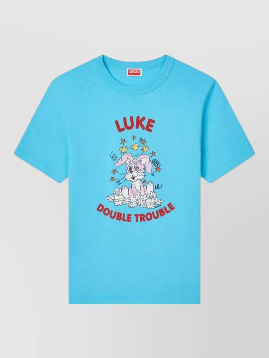 Kenzo Cotton slim-fit printed t-shirt
