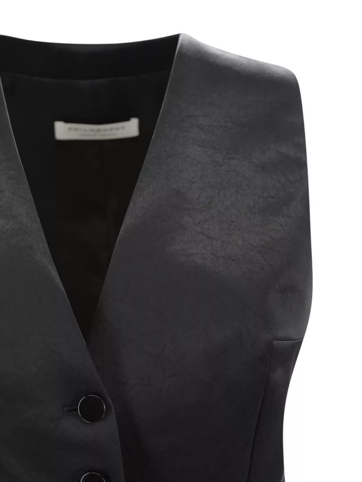 Philosophy Di Lorenzo Serafini V-neck Waistcoat Tailored Asymmetrical Hem