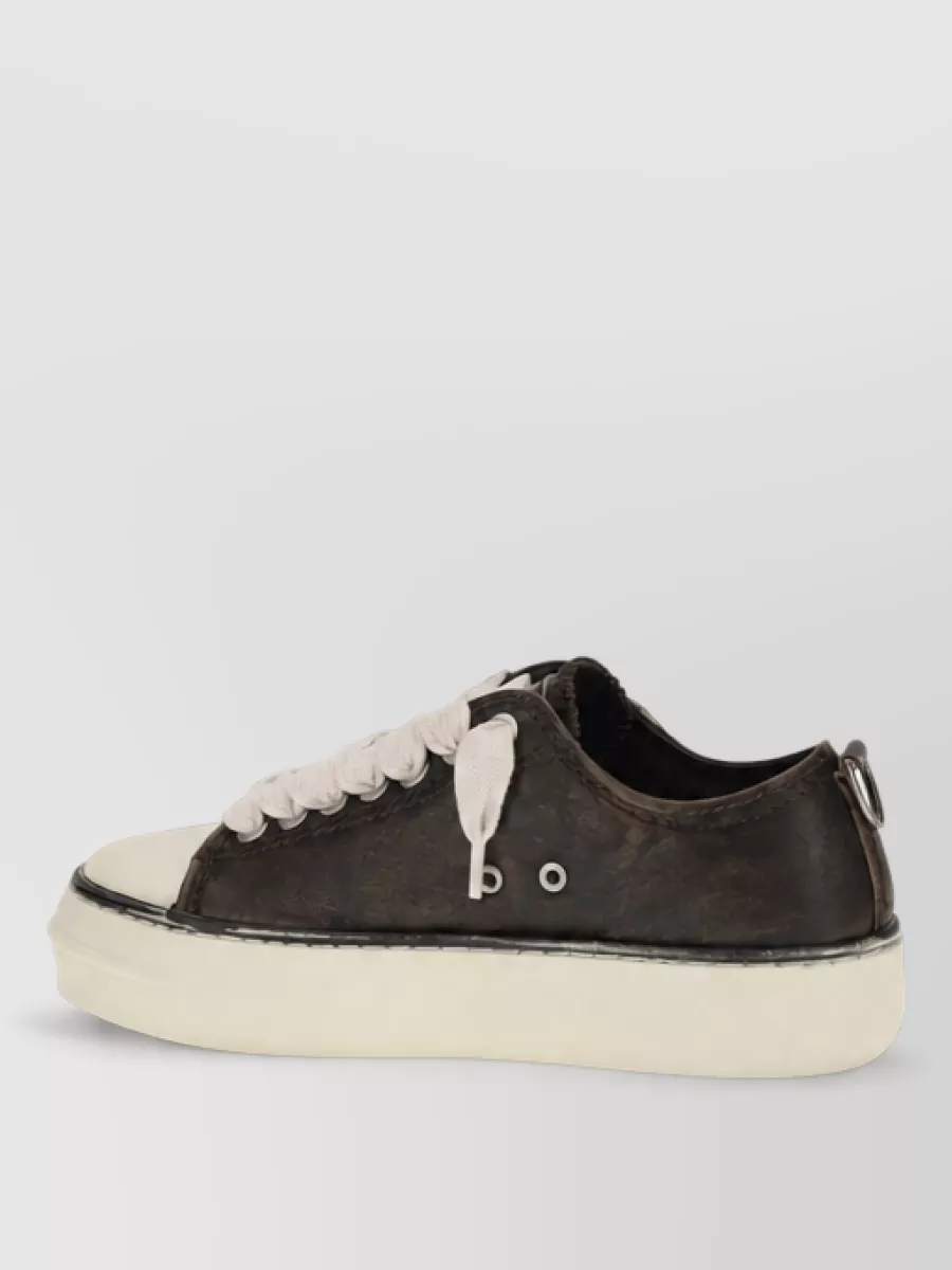 Represent Leather Chunky Sneakers