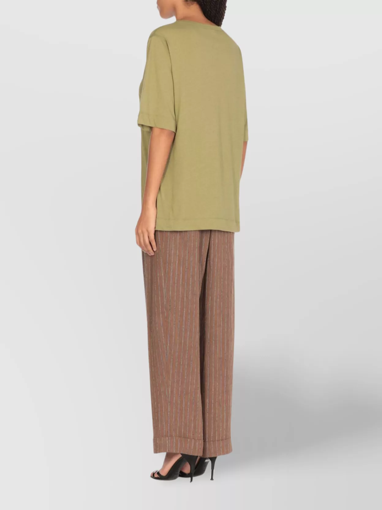 Dries Van Noten Women's Round Neck T-Shirt With Short Sleeves