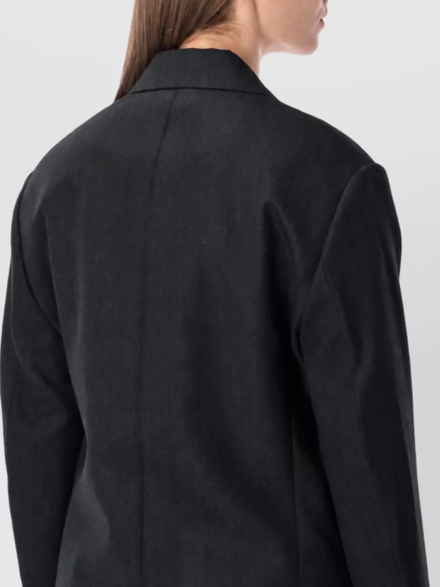 Studio Nicholson Wool Single-Breasted Blazer