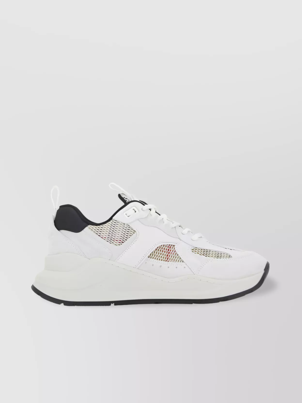 Burberry Logo Detail Mesh Low-Top Sneakers