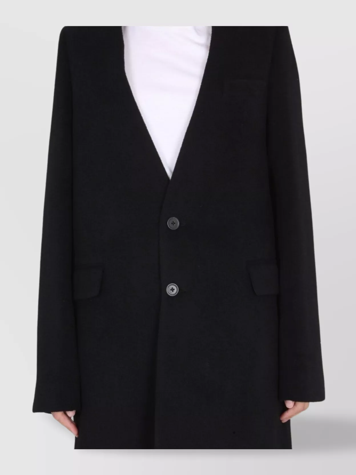Ann Demeulemeester "Celine" Coat Front Pockets