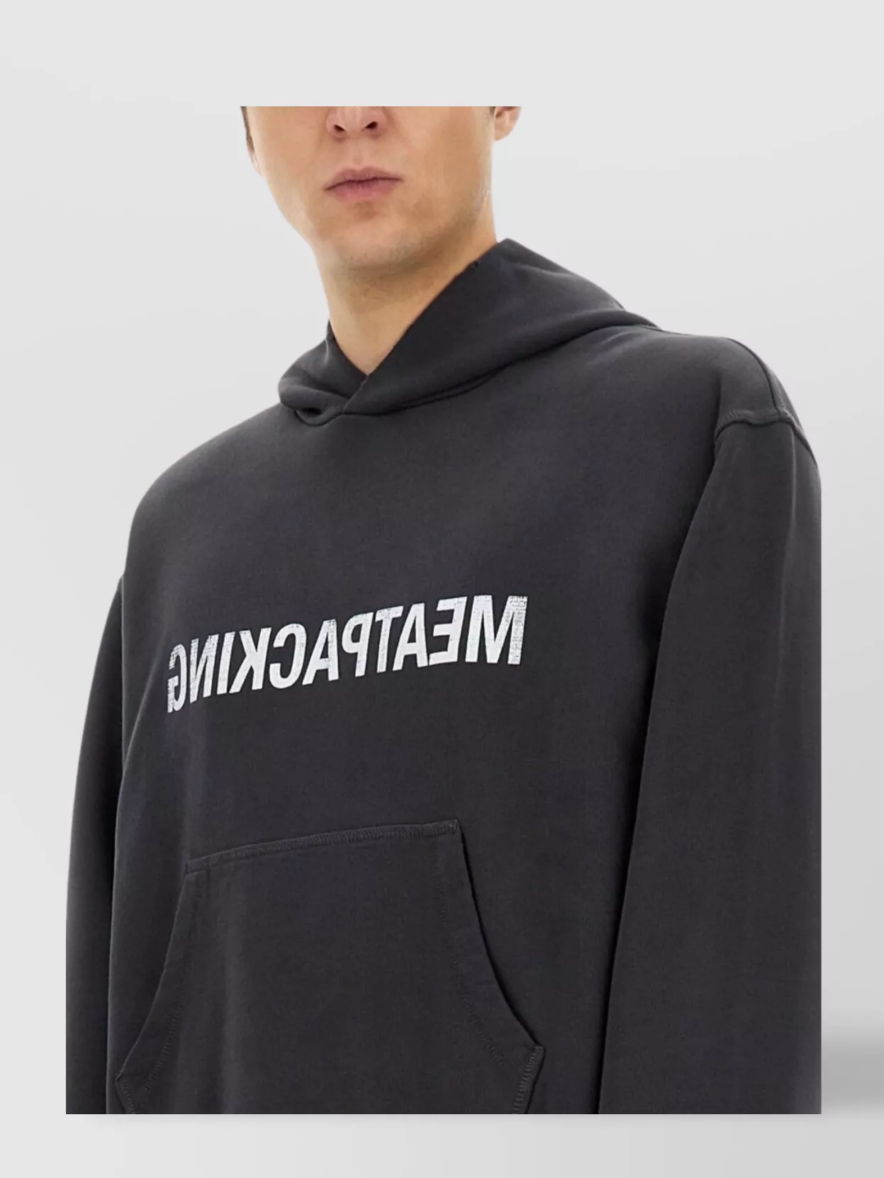 Helmut Lang Sweater Hoodie Kangaroo Pocket
