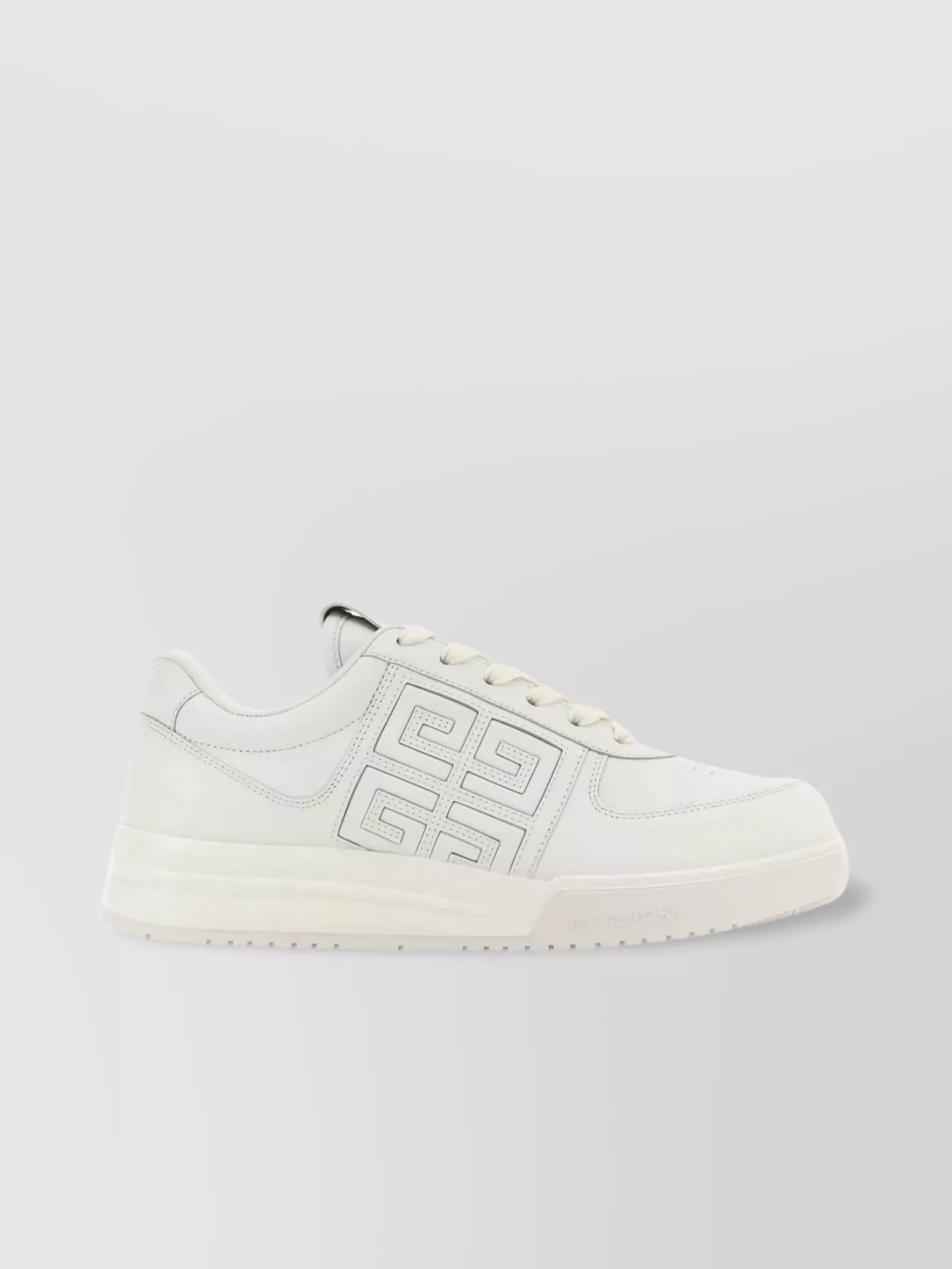 Shop Givenchy Padded Ankle Leather G4 Sneakers