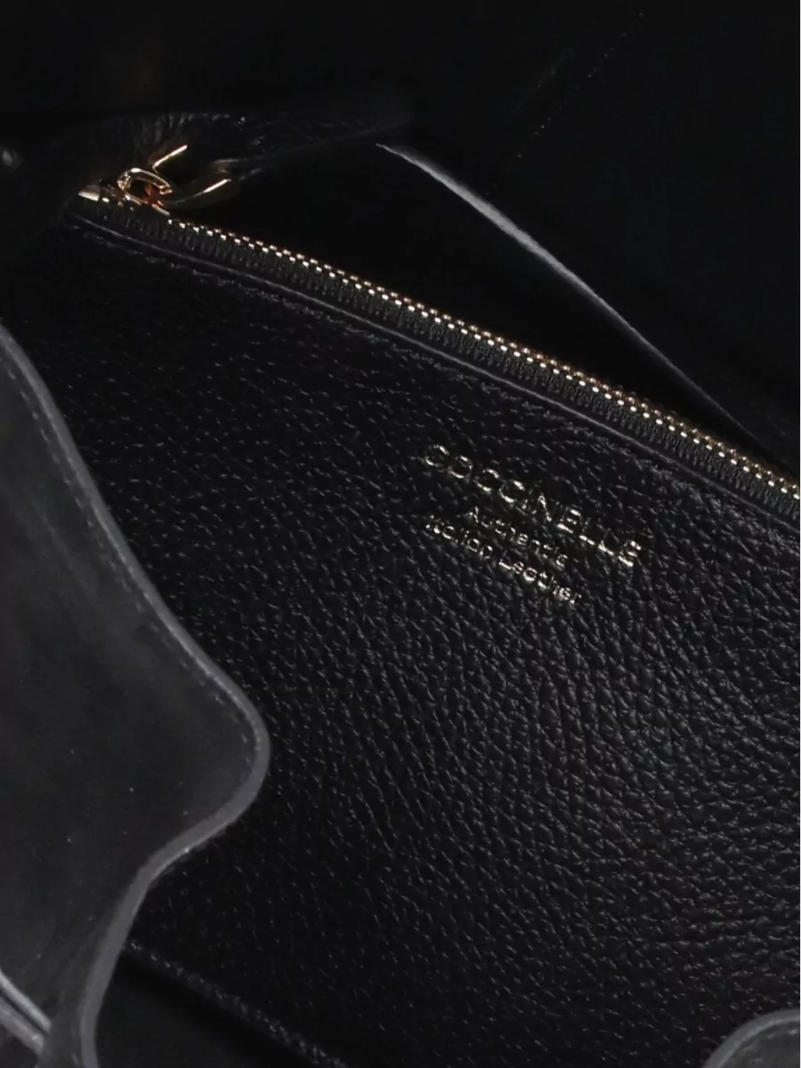 Coccinelle Leather Shoulder Bucket Bag