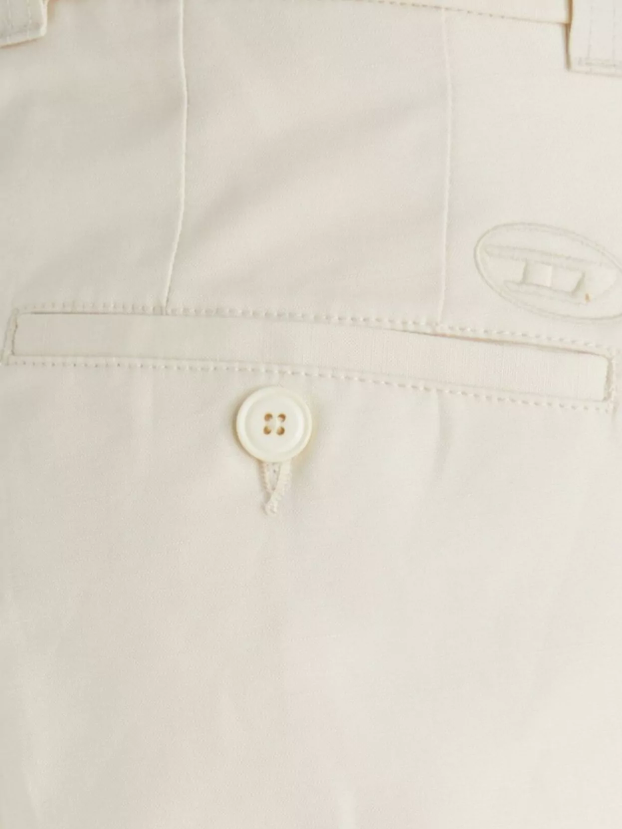 Diesel Trousers With Back Pockets And Front Crease